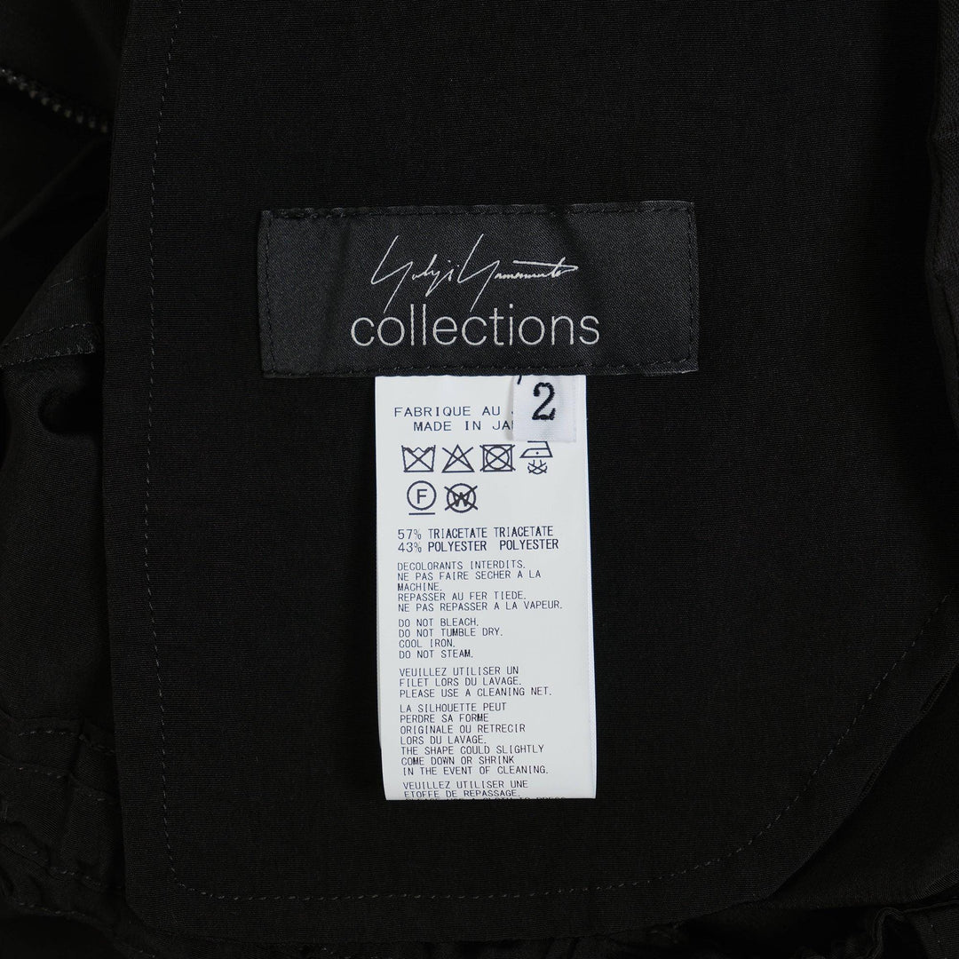 Club21 - Yohji Yamamoto - Button Wrap Pants - PANTS - Black