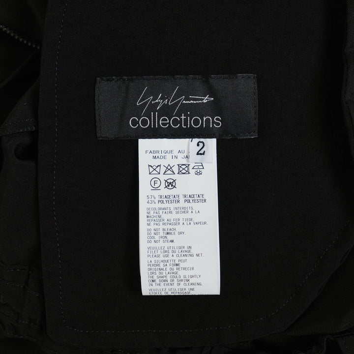 Club21 - Yohji Yamamoto - Button Wrap Pants - PANTS - Black