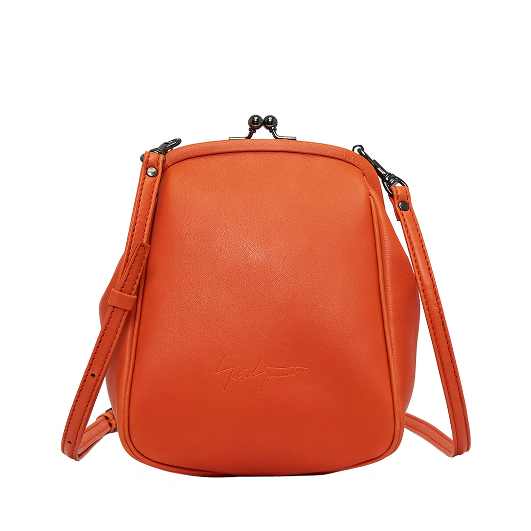 Yohji_Yamamoto_Clasp_Shoulder_Bag_Orange