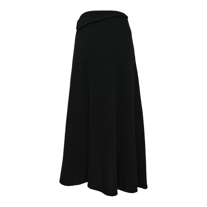 Club21 - Yohji Yamamoto - Folded Detail Skirt - SKIRTS - Black