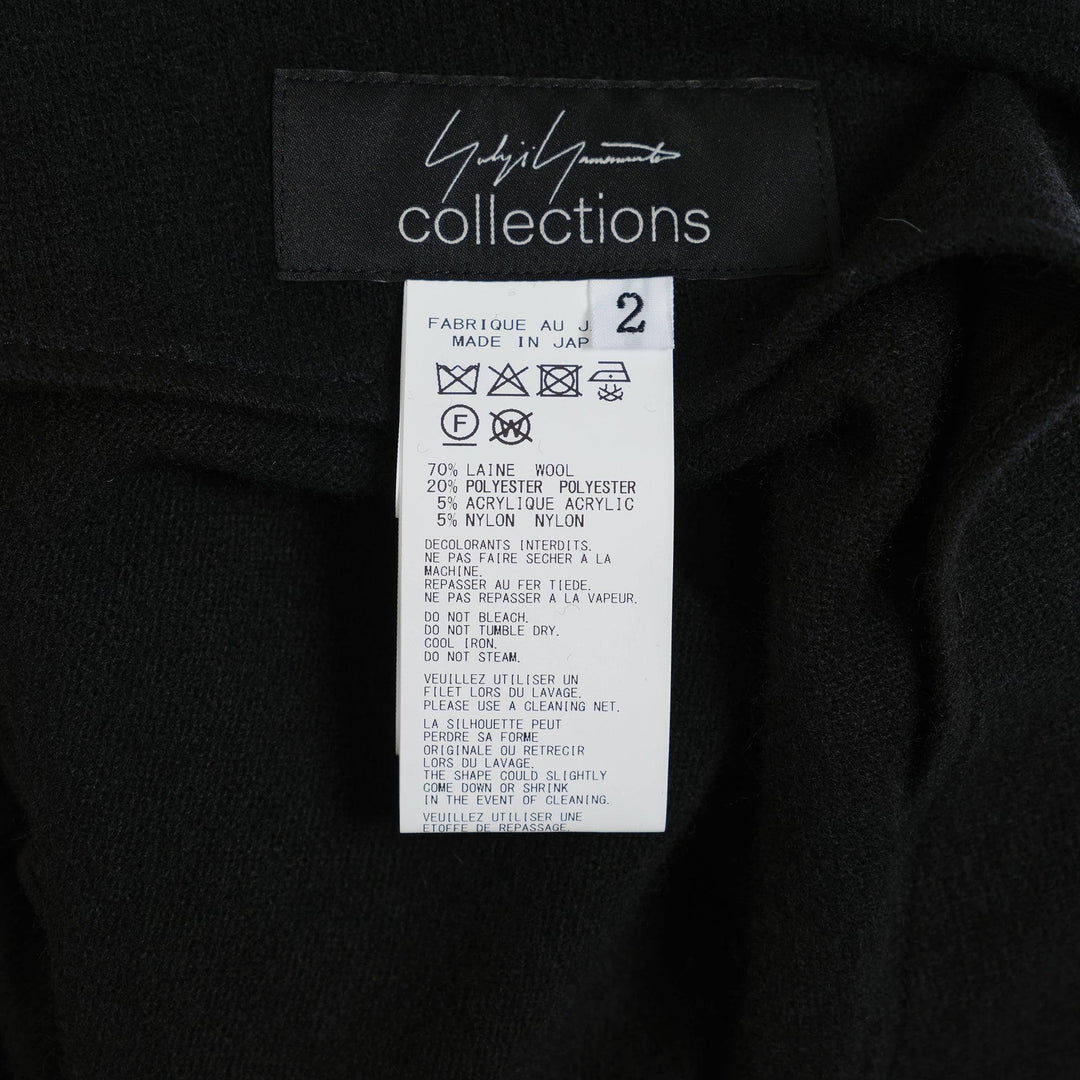 Club21 - Yohji Yamamoto - Folded Detail Skirt - SKIRTS - Black