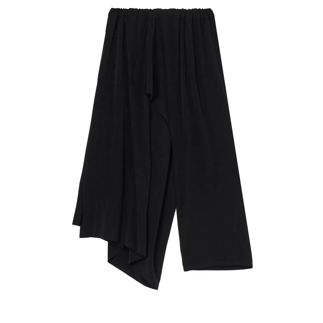 Yohji_Yamamoto_Gathered_Wrap_Pants_Black