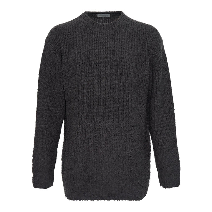 Club21 - Yohji Yamamoto - Gradation Round Neck Sweater - KNIT TOPS - Charcoal