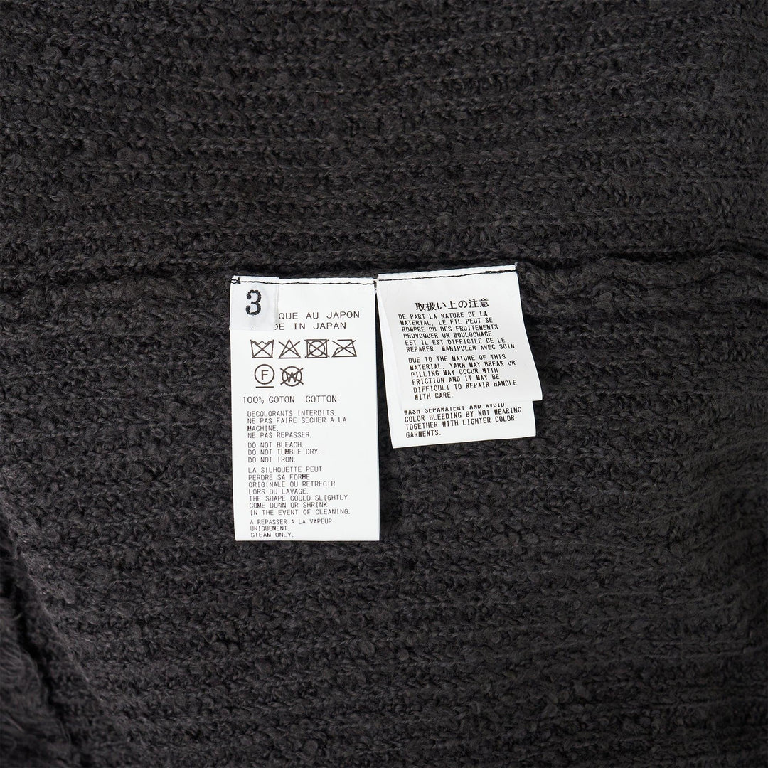 Club21 - Yohji Yamamoto - Gradation Round Neck Sweater - KNIT TOPS - Charcoal