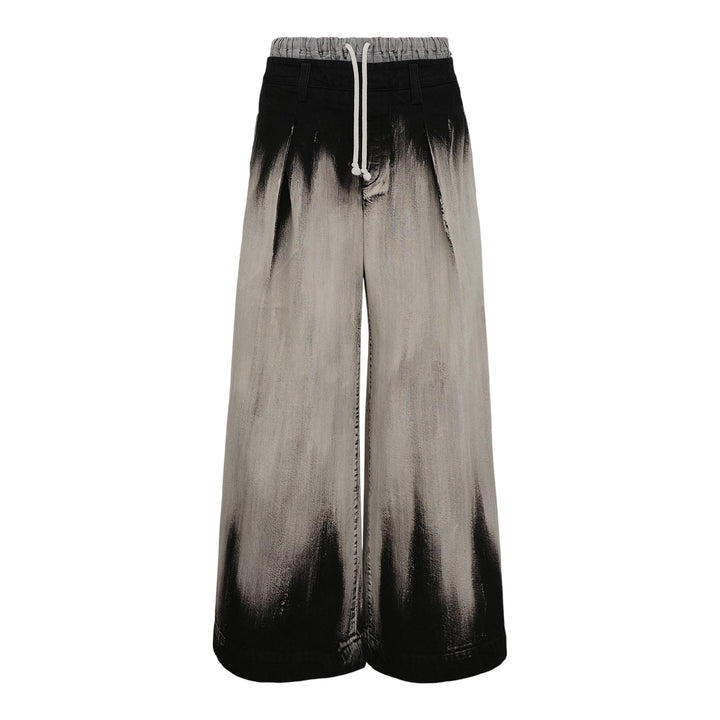 Club21 - Yohji Yamamoto - Layered-Like Wide Pants - PANTS - Black