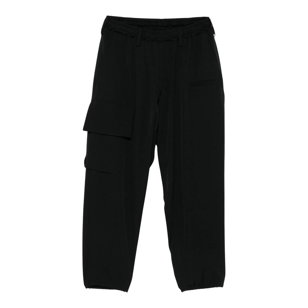 Club21 - Yohji Yamamoto - Rib Flap Pants - PANTS - Black