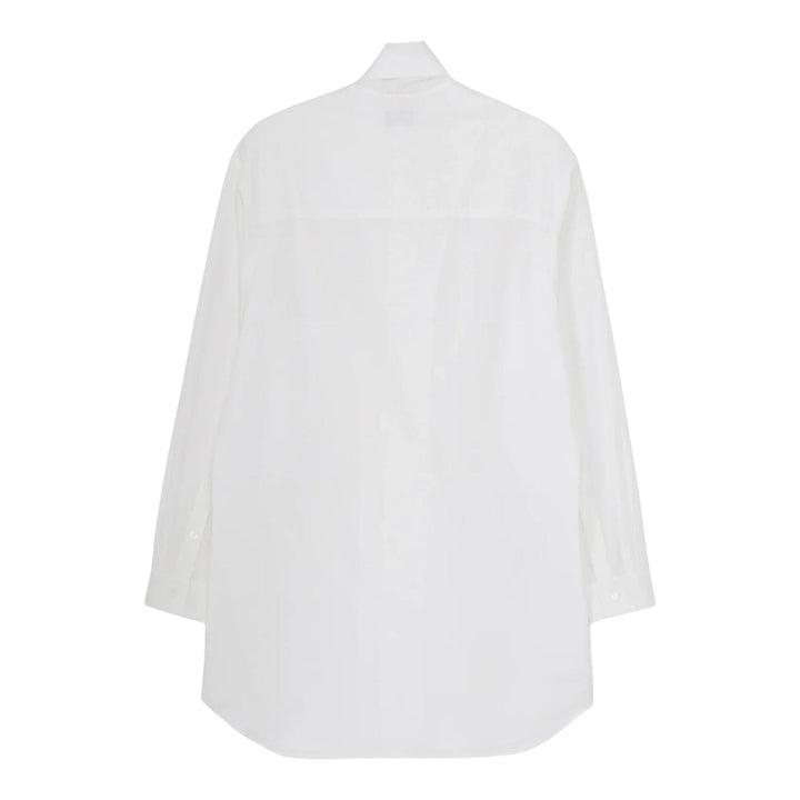 Club21 - Yohji Yamamoto - Scarf Collar Blouse - SHIRTS - White