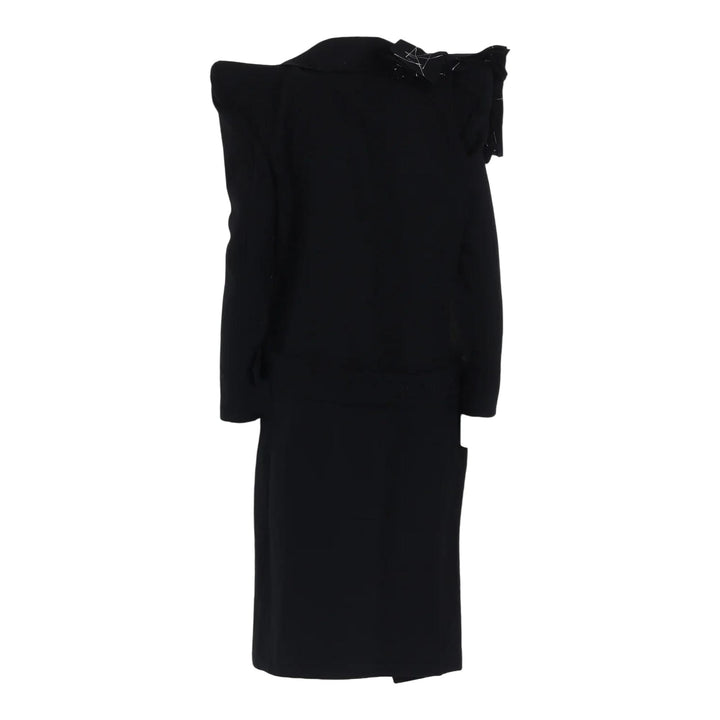 Club21 - Yohji Yamamoto - Shoulder Belted Coat - COATS - Black