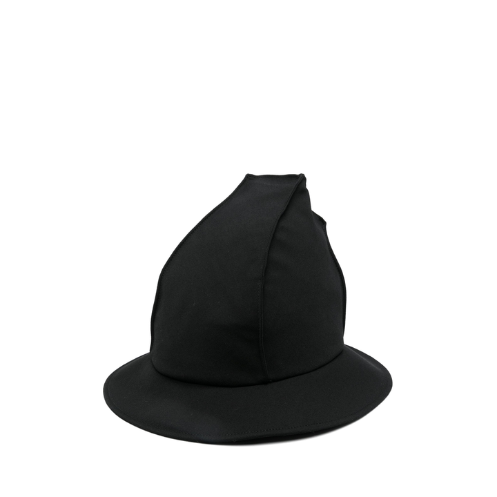 Yohji_Yamamoto_Square_Crown_Hat_Black