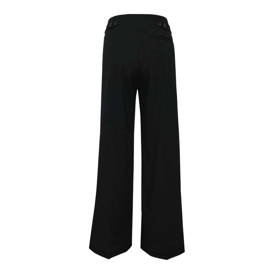 Club21 - Yohji Yamamoto - Vent Wide Pants - PANTS - Black