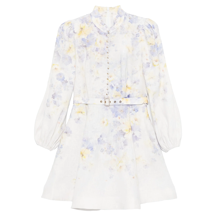 Crush Buttoned Mini Dress
