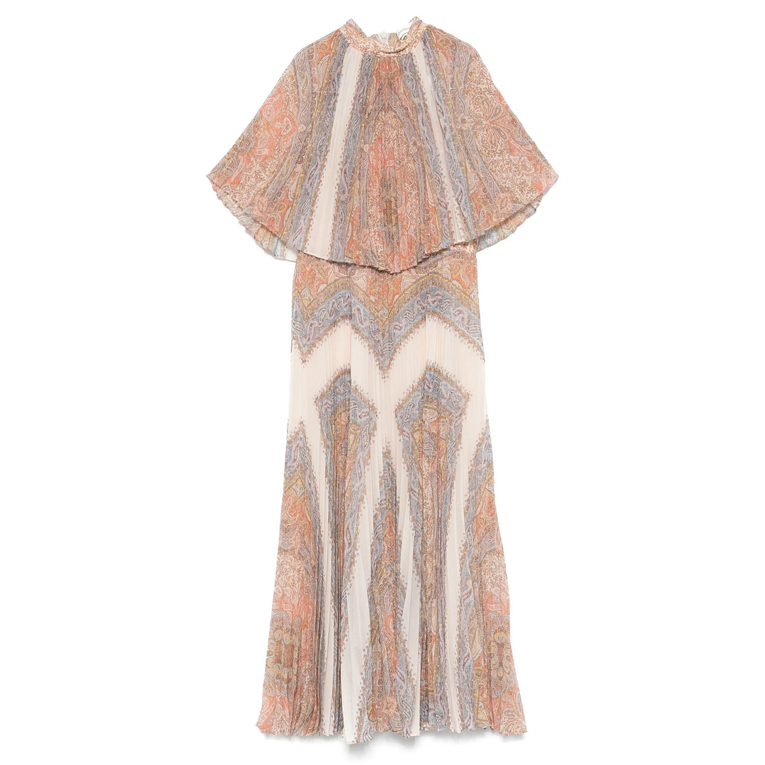 needle and thread alaska midi dress Layered Lace Midaxi Dress Pink