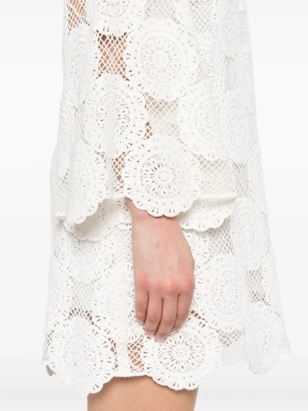 zimmermann tiggy lace mini tunic dress ZIMMERMANN Tiggy Lace Mini Tunic