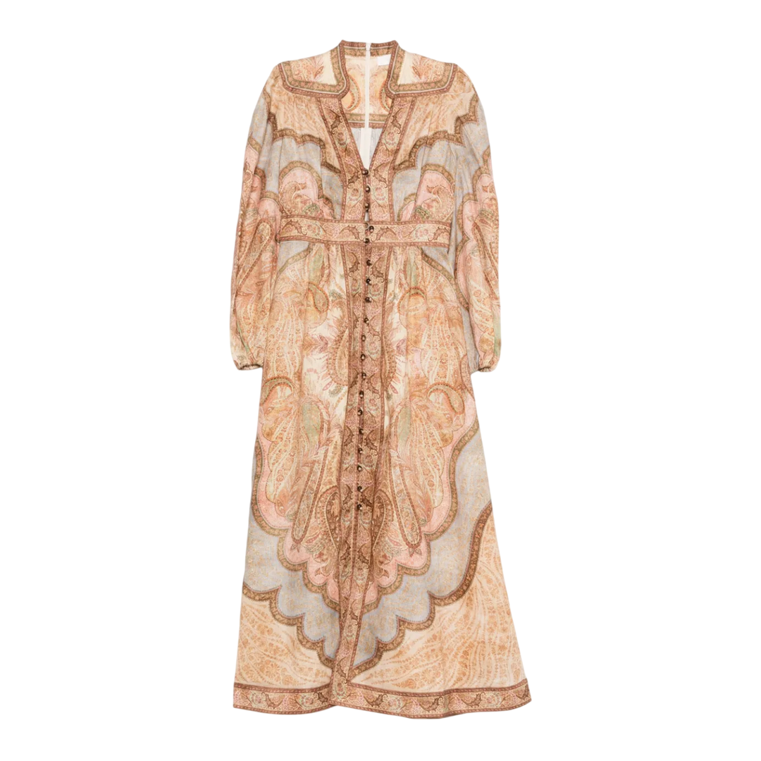 Wanderlust Plunge Midi Dress