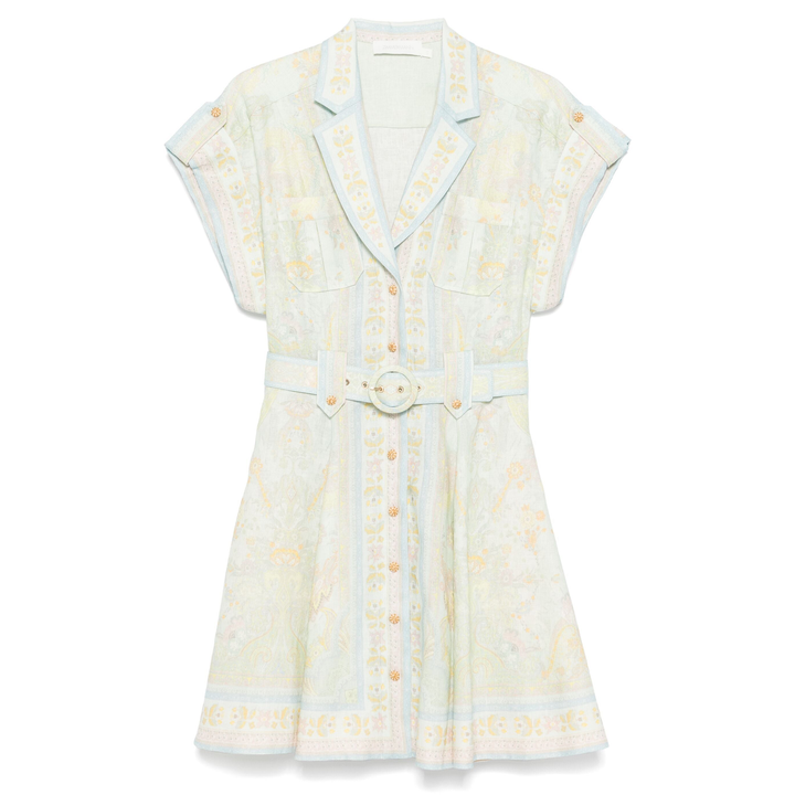 ZIMMERMANN_Acacia_Mini_Shirt_Dress_Green