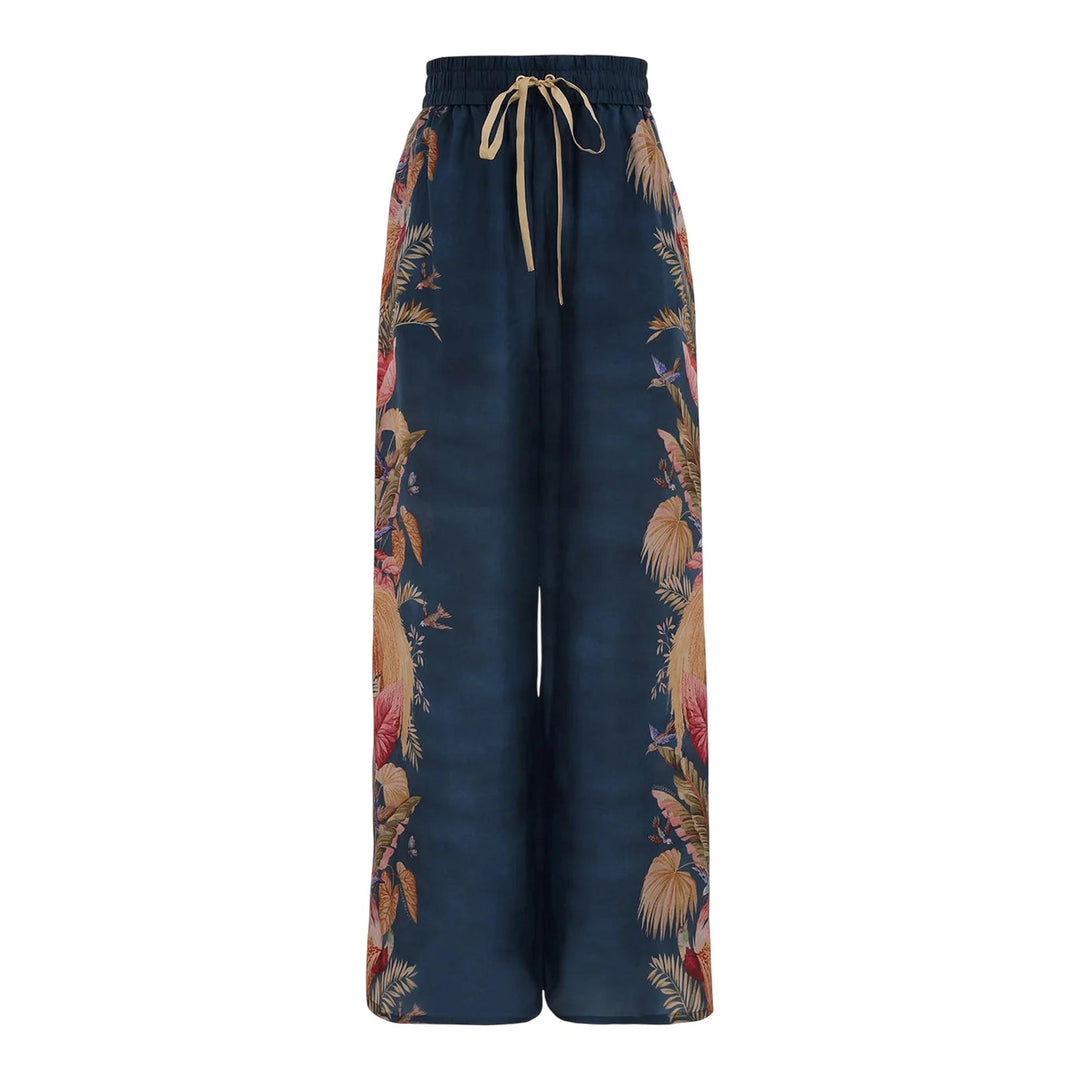 Club21 - ZIMMERMANN - Ascension Relaxed Pant - PANTS - Dark Blue
