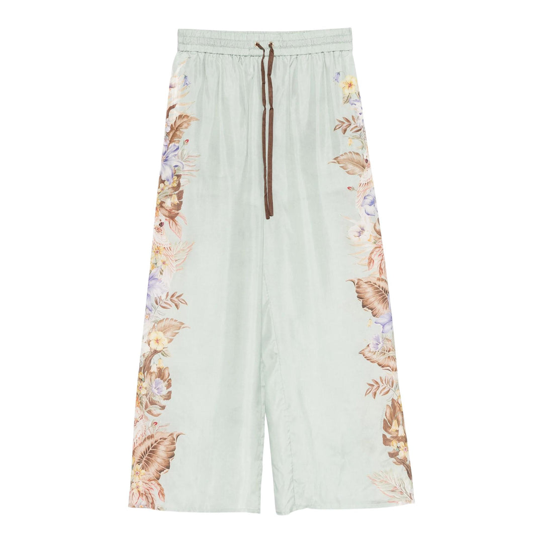 Club21 - ZIMMERMANN - Coco Relaxed Pant - PANTS - Green