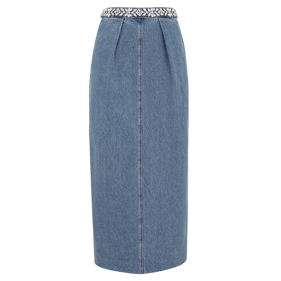 ZIMMERMANN_CrushEmbellishedDenimSkirt_Blue