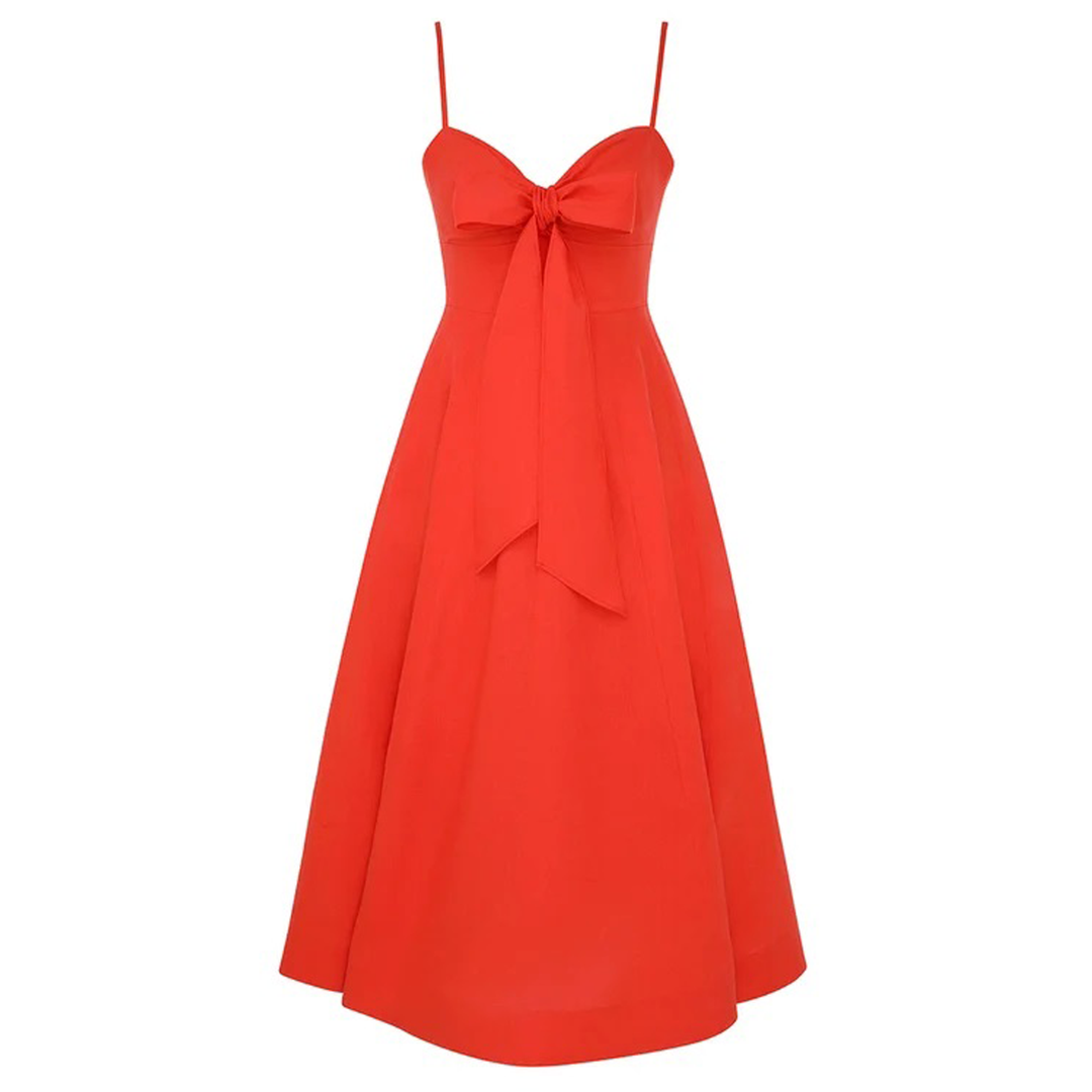 ZIMMERMANN_Crush_Tie_Front_Midi_Dress_Red