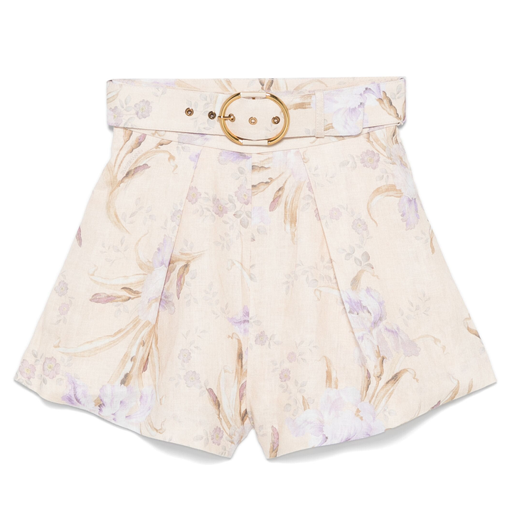 ZIMMERMANN_Eden_Tuck_Shorts-Purple