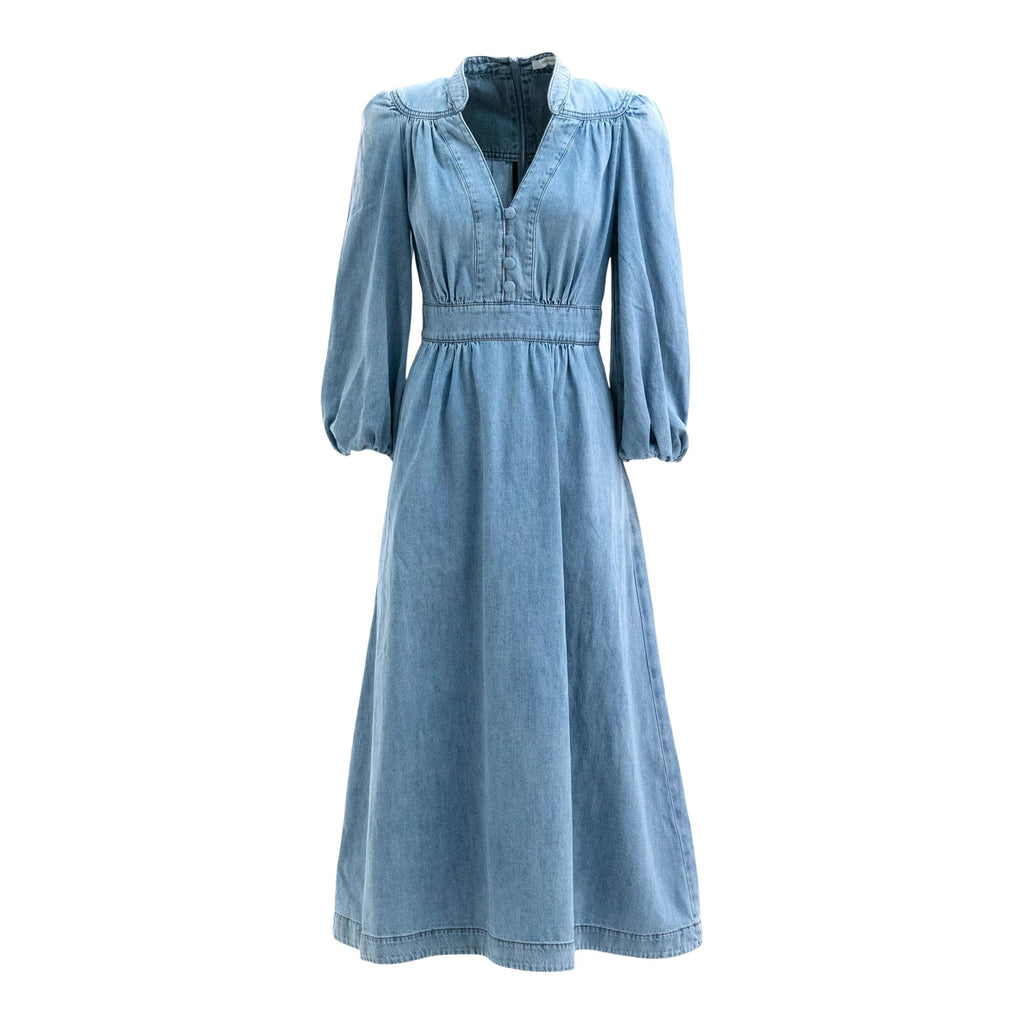 Lucky Denim Midi Dress | Zimmermann
