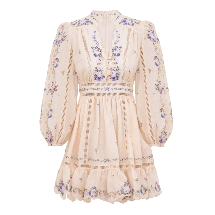 Patience Plunge Mini Dress