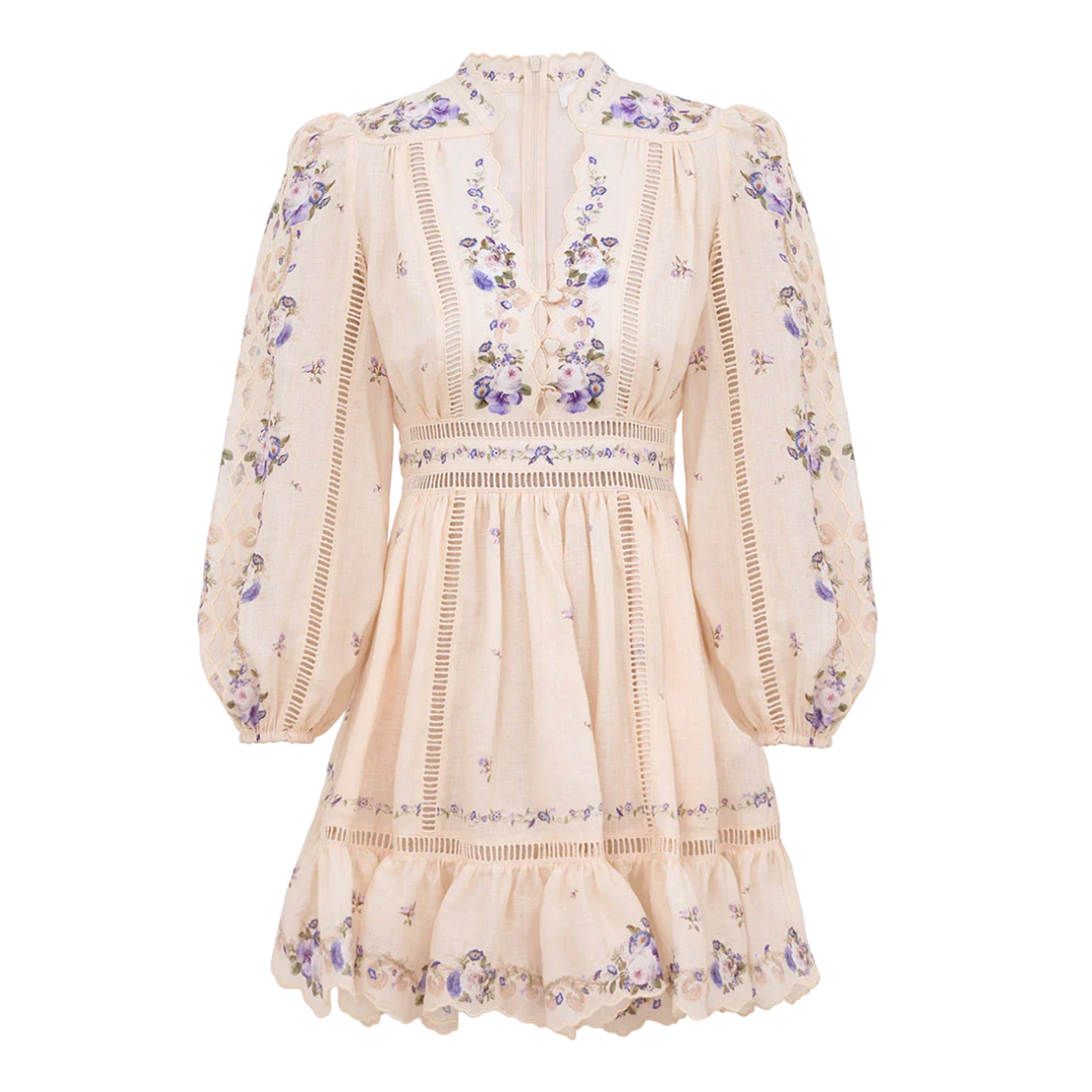 Patience Plunge Mini Dress