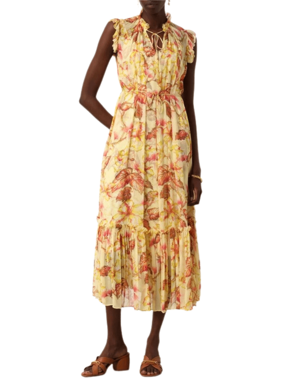 Zimmermann-Matchmaker-Flutter-Midi-Dress-Yellow-2