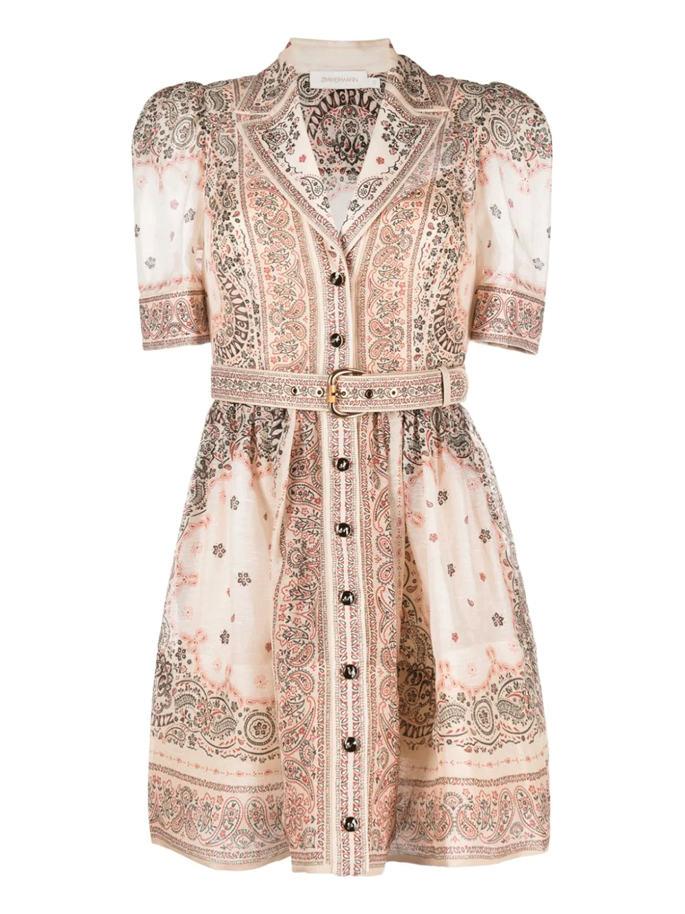 Zimmermann-Matchmaker-Mini-Shirt-Dress-Beige-1