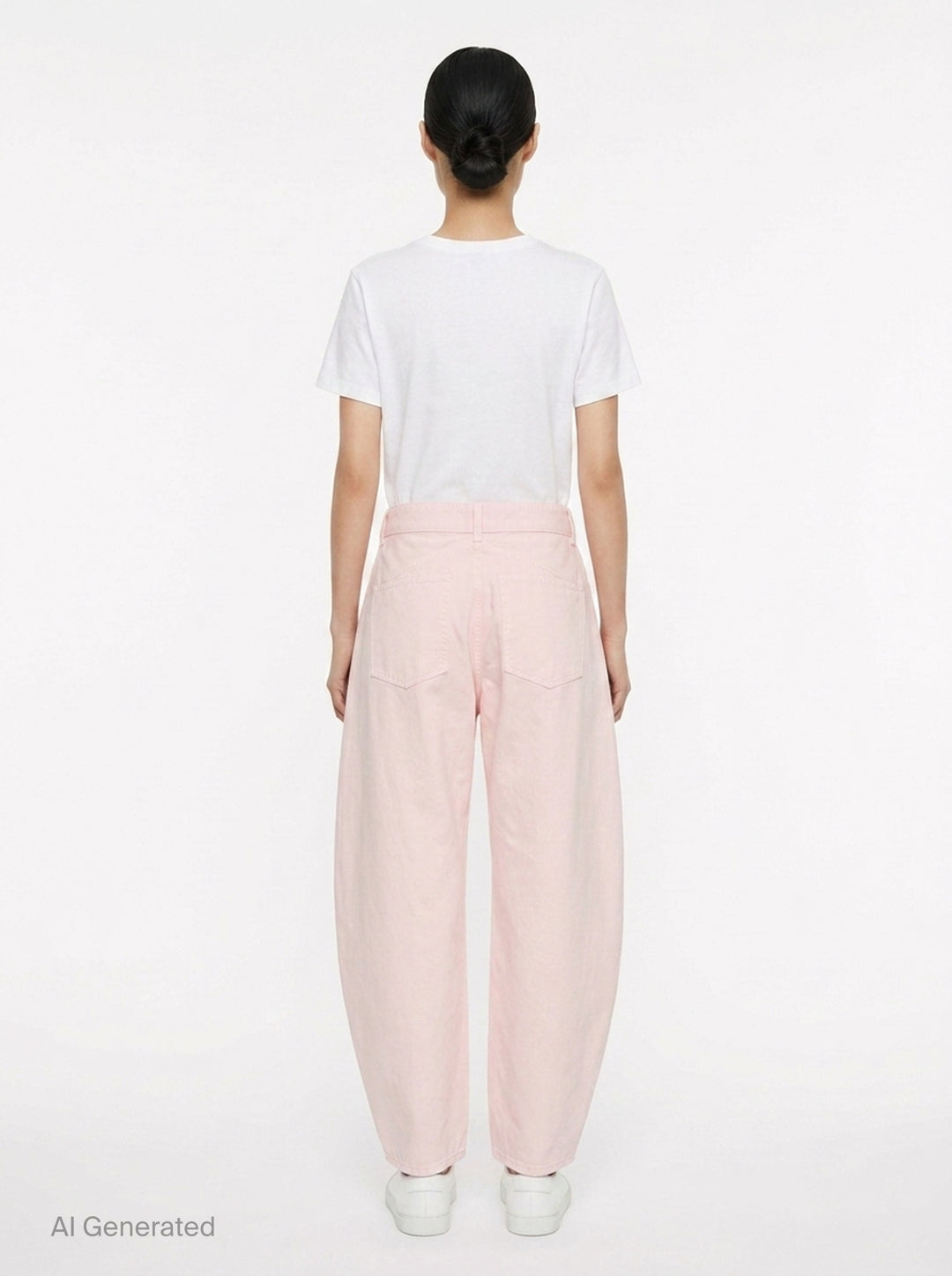 Round Tinted Denim Pants | Alaïa | Club21 - back