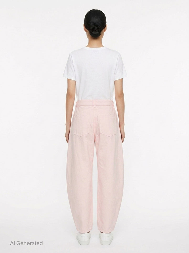 Round Tinted Denim Pants | Alaïa | Club21 - back