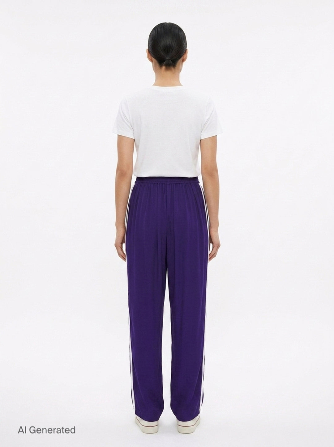 Straight Viscose Cady Pants | Alaïa | Club21 - back