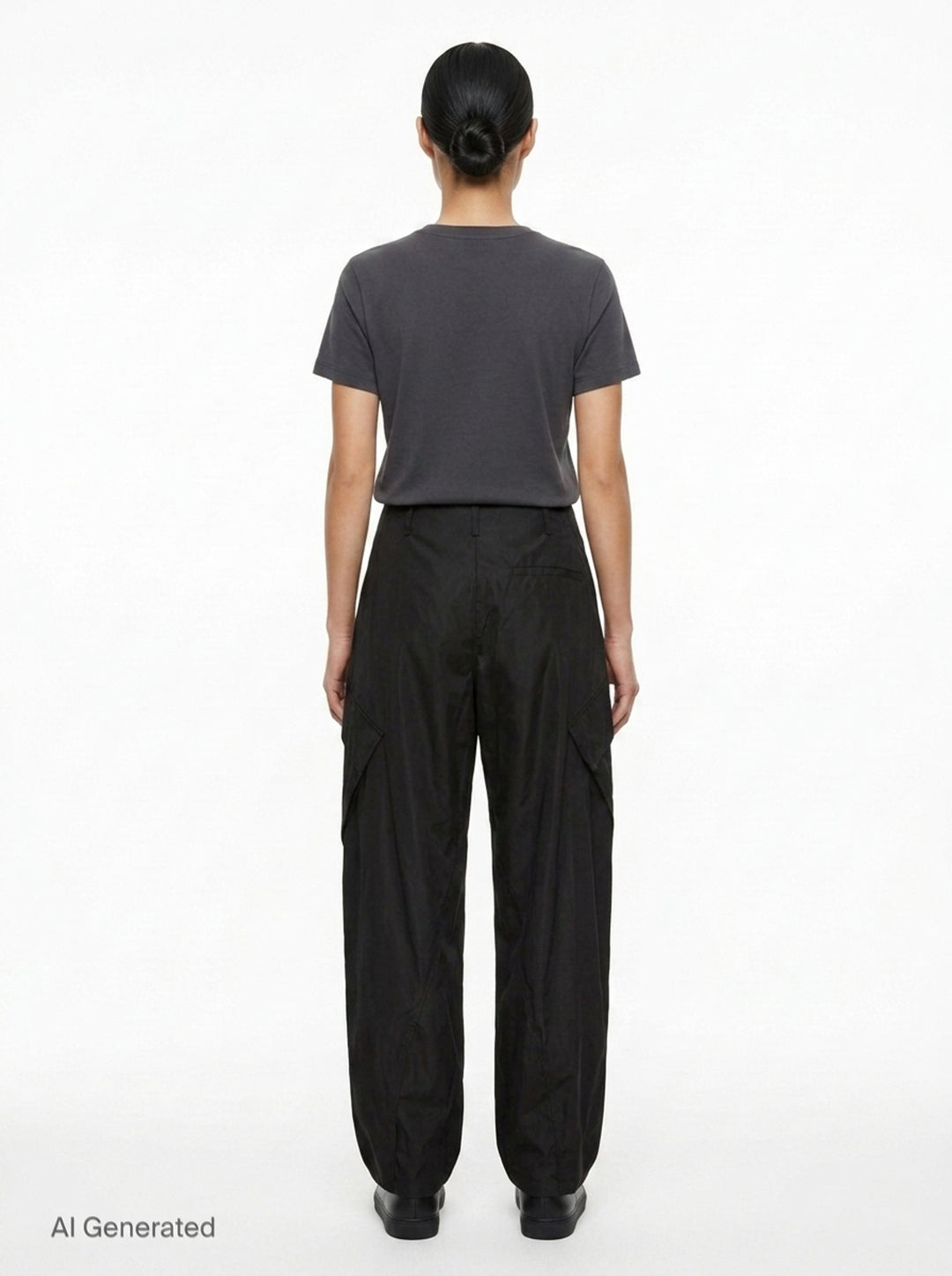 Technical Taffeta Cargo Pants | Alaïa | Club21 - back