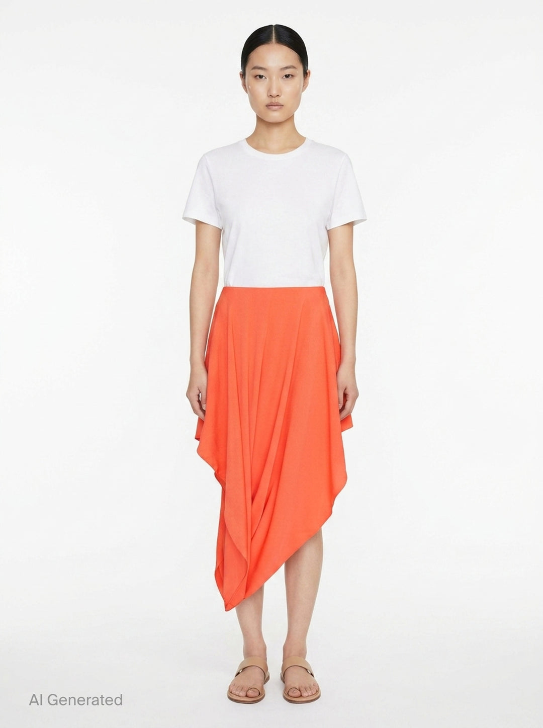 Viscose Cady Peek Skirt | Alaïa | Club21 - front