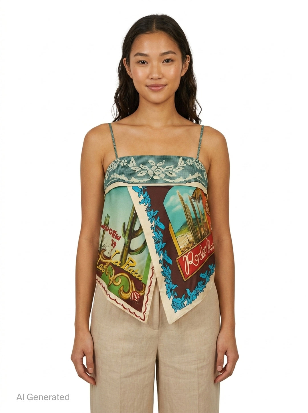 Ace Silk Scarf Top | Alemais | Club21 - front