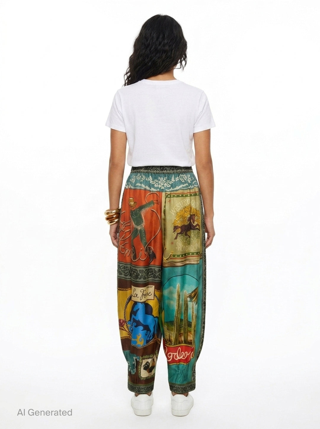 Ace Tapered Silk Pants | Alemais | Club21 - back