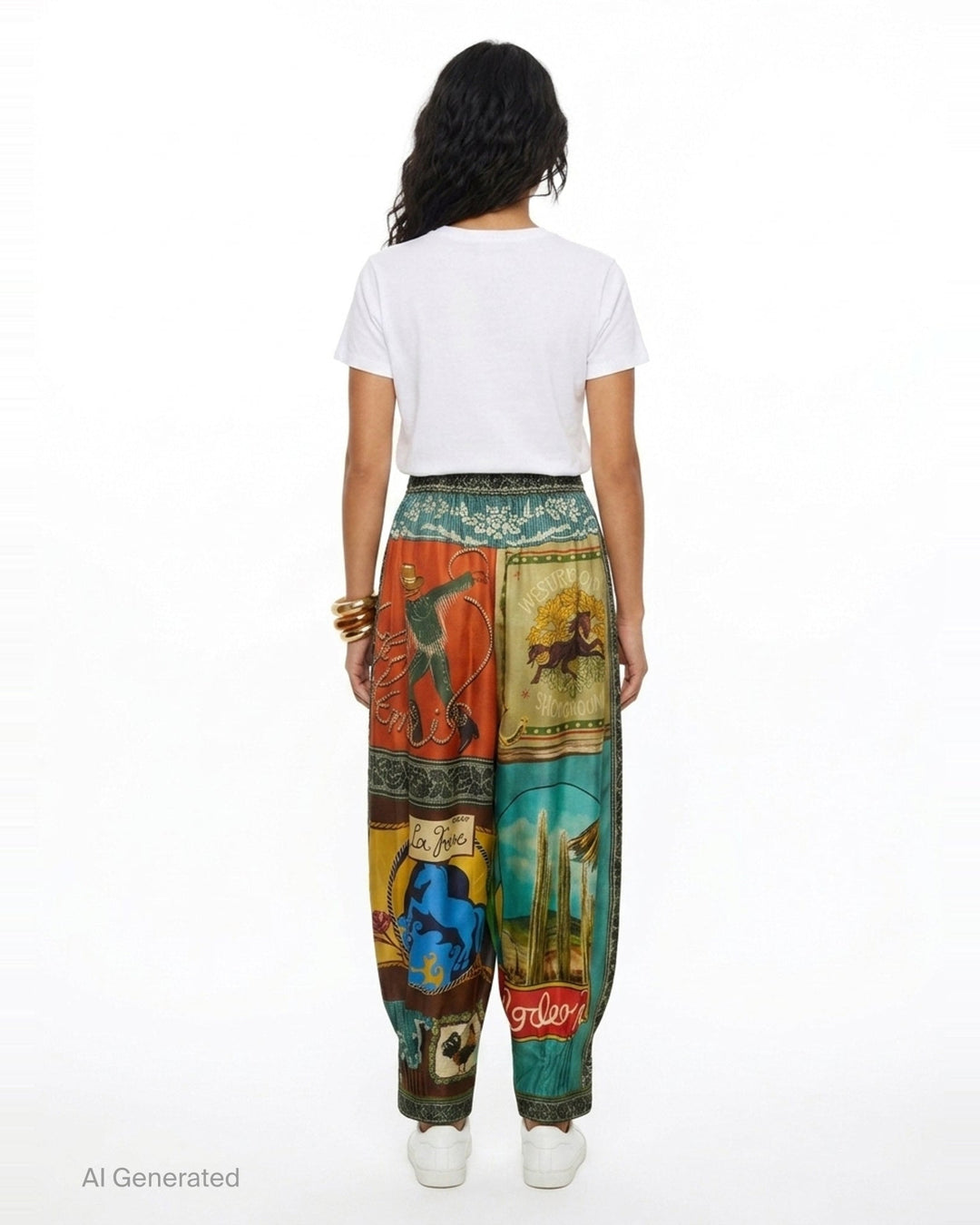 Ace Tapered Silk Pants | Alemais | Club21 - back