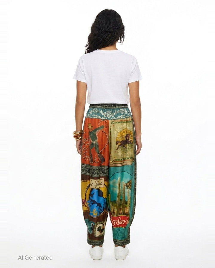 Ace Tapered Silk Pants | Alemais | Club21 - back