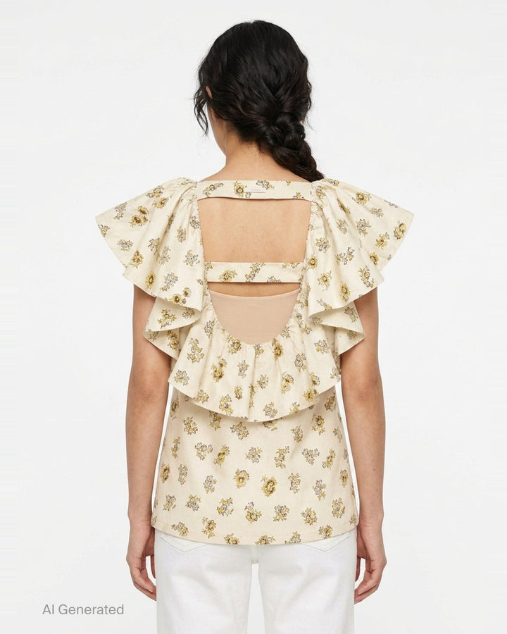Carrie Floral Mini Dress | Alemais | Club21 - back