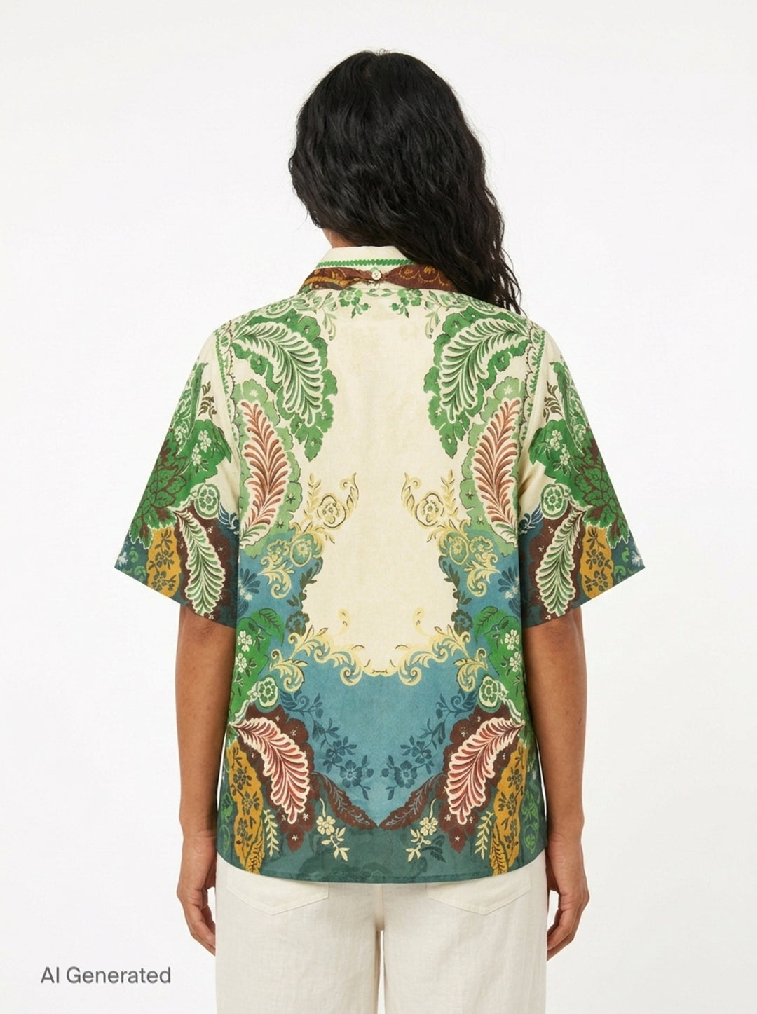 Florence Paisley Print Shirt | Alémais | Club21 - back