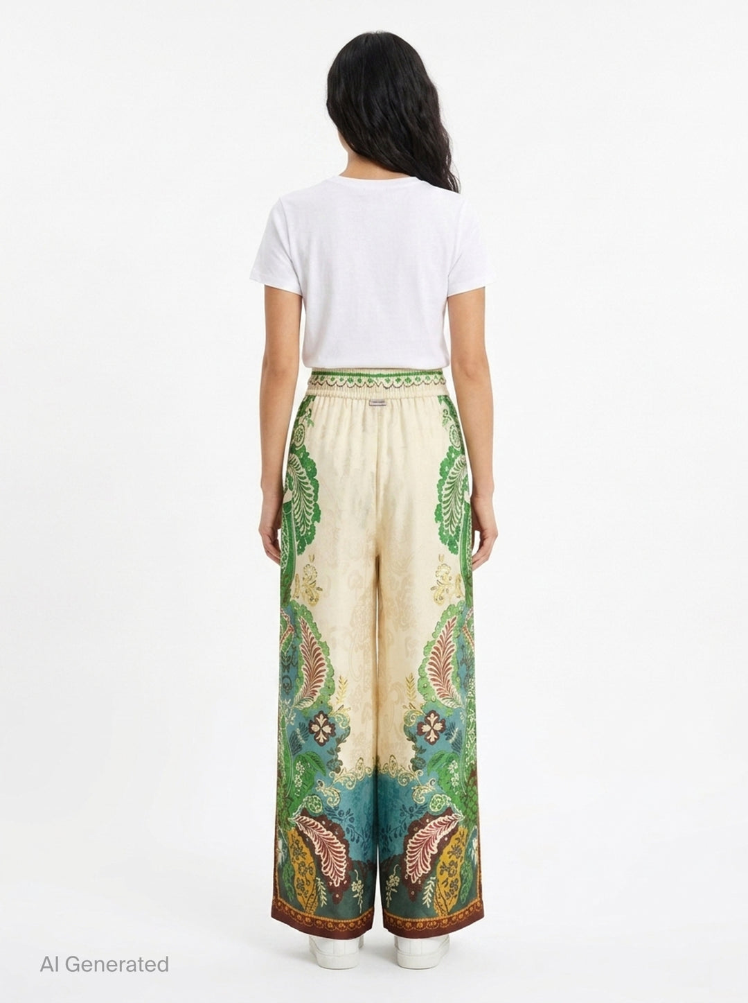 Florence Wide-Leg Pants | Alemais | Club21 - back