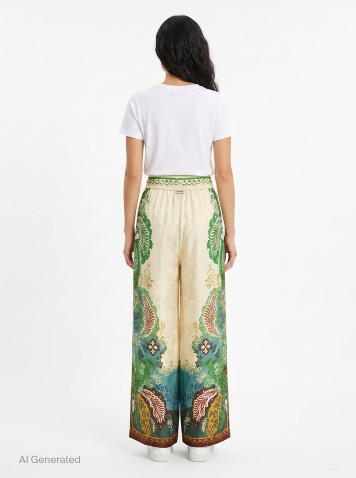 Florence Wide-Leg Pants | Alemais | Club21 - back