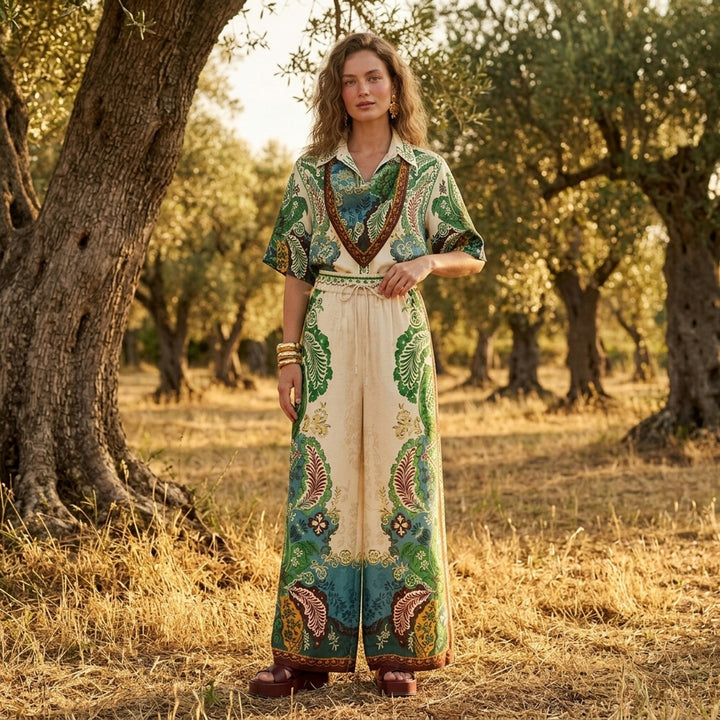 Florence Wide-Leg Pants | Alemais | Club21 - lifestyle