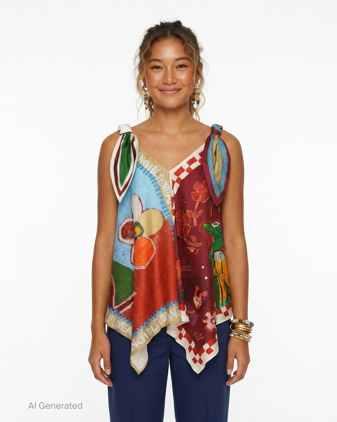 Mlak Silk Top | Alemais | Club21 - front