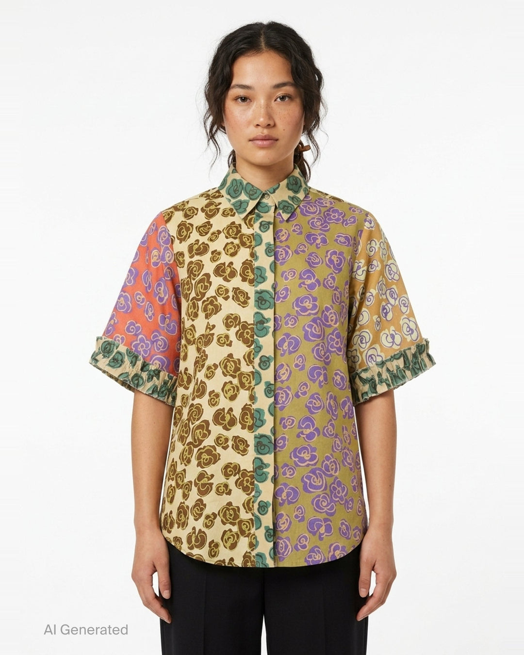 Patty Spliced Shirt | Alemais | Club21 - front