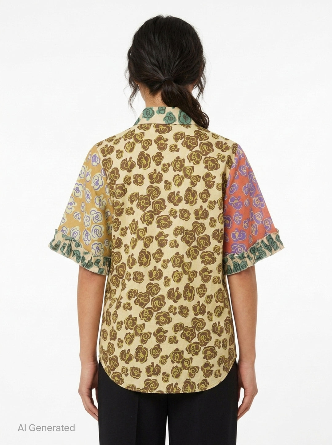 Patty Spliced Shirt | Alemais | Club21 - back