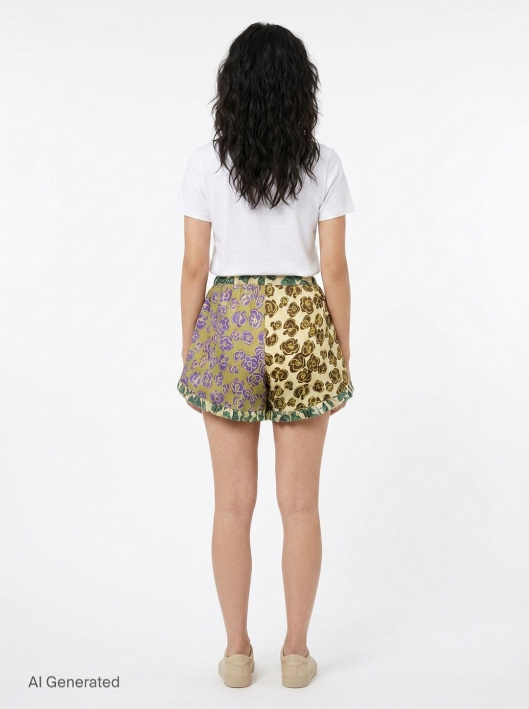 Patty Spliced Shorts | Alemais | Club21 - back