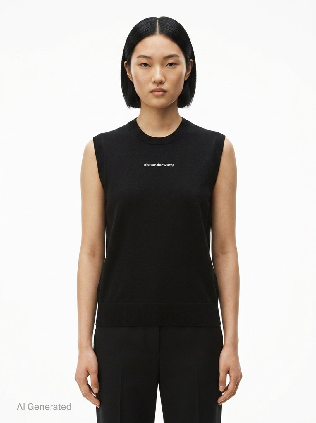 Hotfix Logo Tank Top | Alexander Wang | Club21 - front