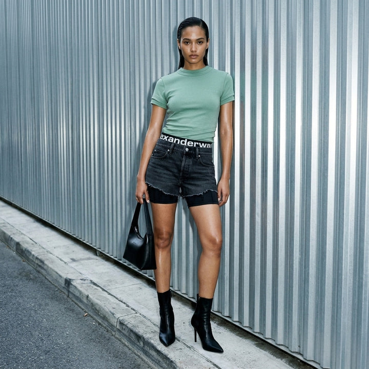 Layered Short Sleeve Top | Alexander Wang | Club21 - lifestyle