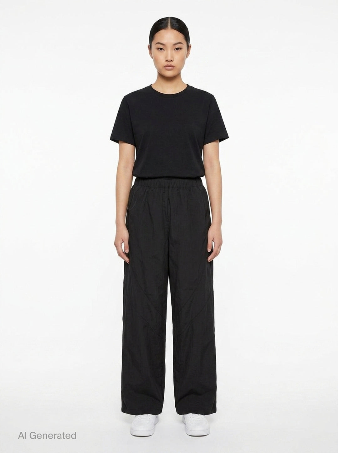 Mid-Rise Perforated Track Pants | Alexander Wang | Club21 - front